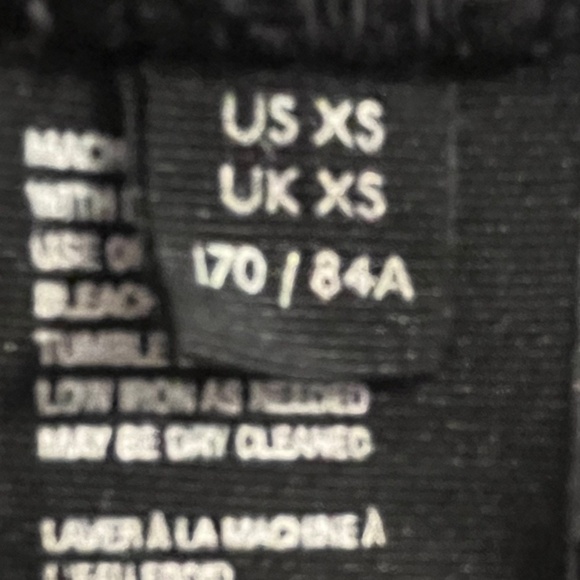 Free People Chic Edgy Mini Dress XS Black Preppy Old Money Classic Urban Euro - Picture 12 of 16